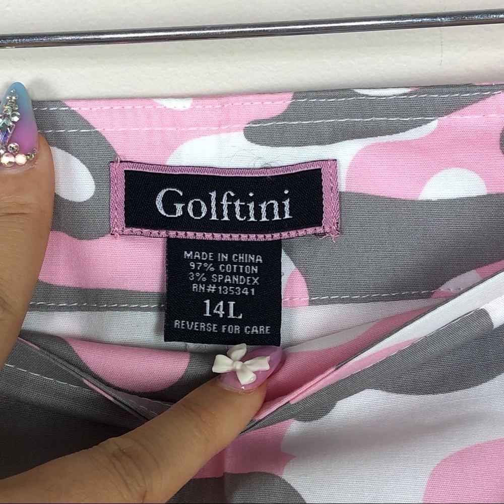 Golftini Skort pink camo print - Picture 4 of 9